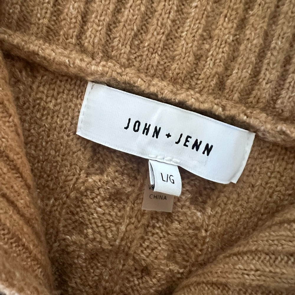 🐪 John + Jenn Camel Knit Sweater